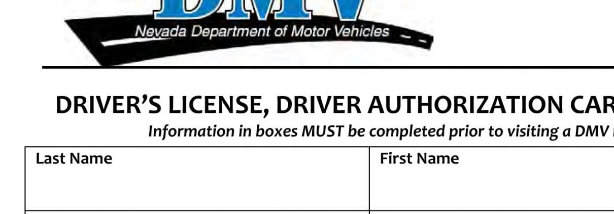 New driver's licenses to be issued in Nevada